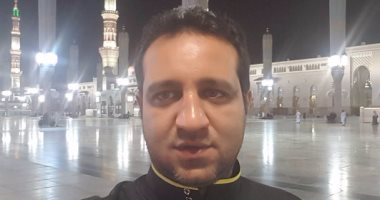 أحمد مرتضى ينشر "سيلفى" فى المسجد النبوى على انستجرام